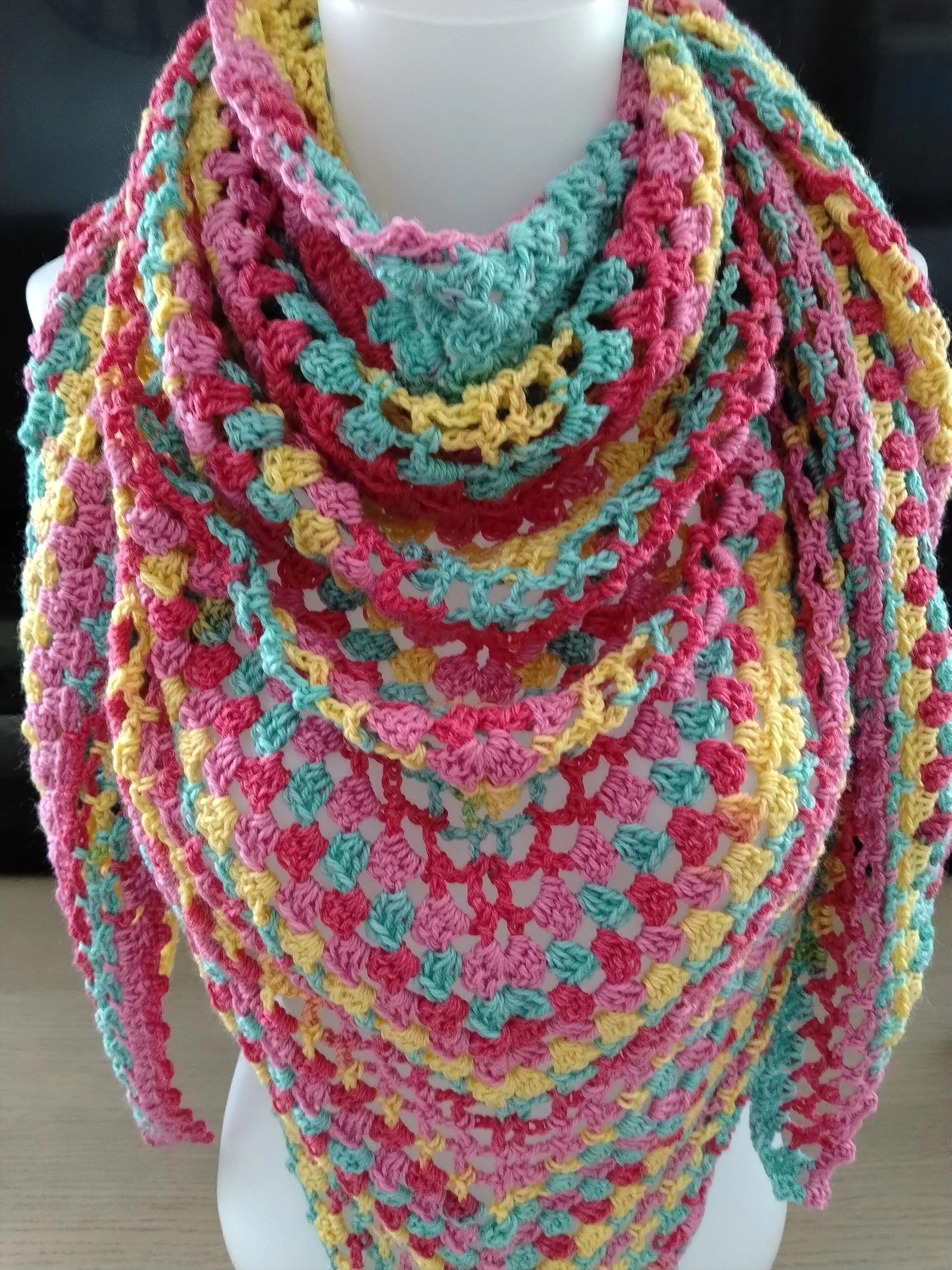 Large Handmade Crochet Shawl – photo 8